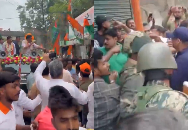 Video : हावड़ा में रवि किशन के रोड शो के दौरान बवाल, आपस में भिड़े भाजपा और टीएमसी समर्थक