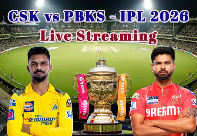CSK vs PBKS Live Streaming : आज चेन्नई में किंग्स की होगी भिड़ंत, जानें- कब और कहां देख पाएंगे लाइव मैच
