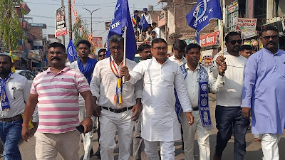 बैजू यादव के नेतृत्व में गरजी सोनौली—अंबेडकर जयंती पर सड़कों पर उतरा जनसैलाब, ‘जय भीम’ से गूंजा पूरा कस्बा!