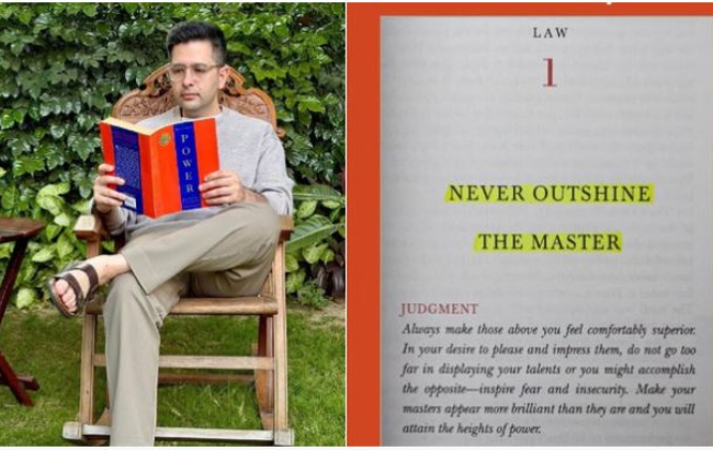 राघव चड्ढा ने किताब के साथ किया पोस्ट, लिखा- अपने गुरु और वरिष्ठों के सामने अपने हुनर का इतना प्रदर्शन न करें, जिससे वह असुरक्षित महसूस करें