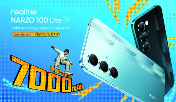 Realme Narzo 100 Lite 5G :  रियलमी नार्जो 100 लाइट 5जी 144Hz डिस्प्ले के साथ लॉन्च , जानें बैटरी और कीमत, स्पेसिफिकेशन्स