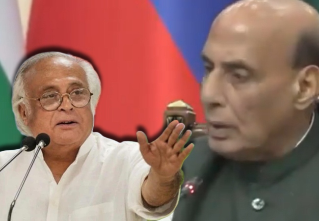 राजनाथ सिंह के 'आतंकवाद का कोई देश नहीं होता' वाले बयान पर भड़की कांग्रेस, कहा- रक्षामंत्री ने बिश्केक में पाकिस्तान को एक शर्मनाक 'क्लीन चिट' दे दी