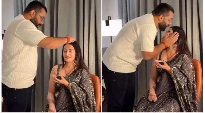 'वडा पाव गर्ल' चंद्रिका दीक्षित का पति संग रोमांटिक वीडियो वायरल, भड़के यूजर्स- शर्म बेच खाई है, सिंदूर का भी बना दिया मजाक