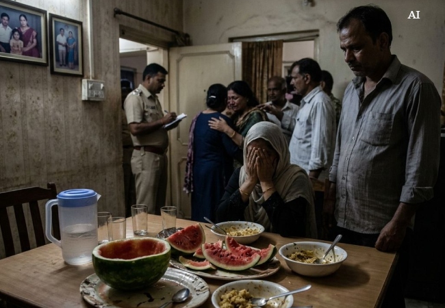 डिनर मे चिकन पुलाव, फिर खाया तरबूज, ​कैसे हुई एक ही परिवार के 4 लोगों की मौत?
