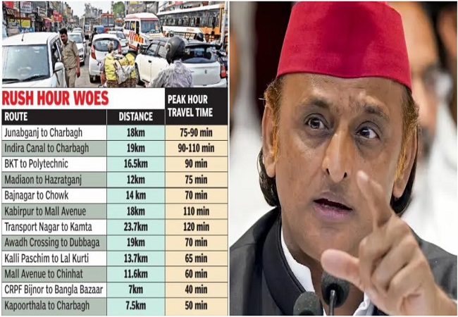 भाजपा सरकार ट्रैफ़िक पुलिस से सरेआम करवा रही है उगाही , अब AI के नाम पर लूटने का निकाला है नया तरीक़ा : अखिलेश यादव