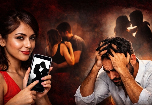 बीवी की हैरान कर देने वाली डिमांड! पति बोला-अश्लील वीडियो दिखाकर वैसा ही करने का बनाती थी दबाव, दोस्त के साथ भी संबंध बनाने को कहती थी