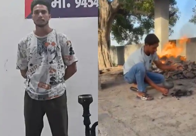 Video- Reels बनाने की बिमारी, चिता से उपले निकालकर युवक ने सुलगाया हुक्का