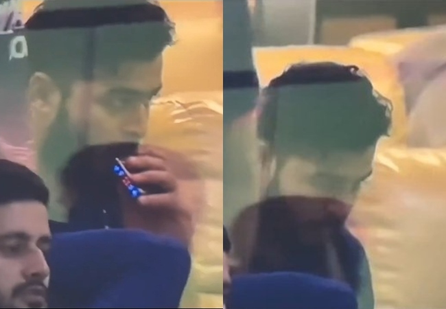 Video- ड्रेसिंग रूम में ई-सिगरेट पीते हुए नजर आएं कप्तान रियान पराग, सोशल ​मीडिया में वीडियो वायरल