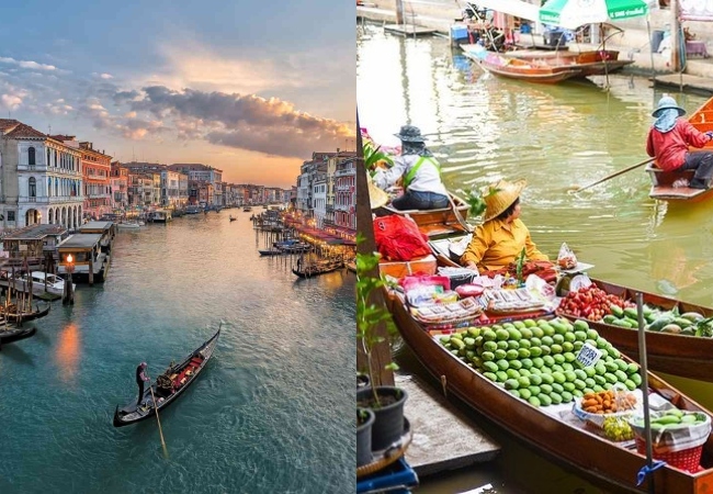 शोर से दूर, सुकूँ के करीब: मिलिए उन 8 शहरों से जहाँ सड़कें नहीं, गाड़ी नहीं, सिर्फ नाव से चलते है लोग