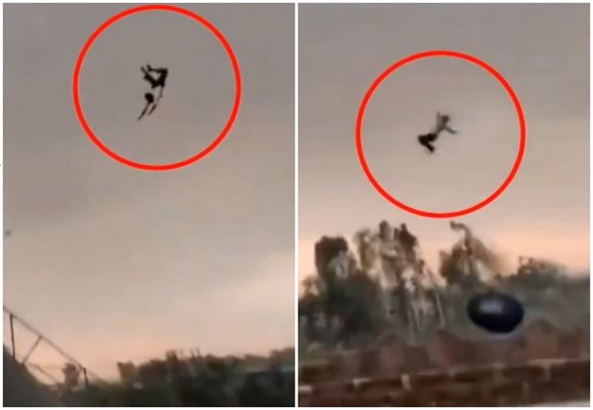 ये Video देख फटी रह जाएंगी आंखें, बरेली में आए तेज तूफान में टीनशेड के साथ हवा में 50 फीट ऊंचाई पर उड़ा शख्स