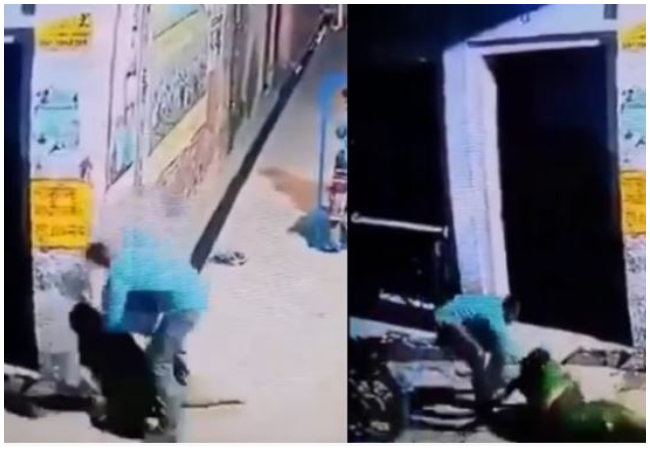 Video-महिला गजब की दिलेरी देख बाइक सवार चोरों के छूटे पसीने, बैग छोड़कर हुए रफूचक्कर, लोग बोले -असली शेरनी तो ये है