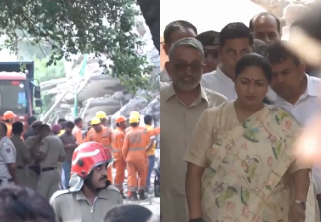 Delhi Building Collapse : दिल्ली की CM रेखा गुप्ता ने साकेत मेट्रो स्टेशन के पास इमारत ढहने वाली जगह का किया दौरा