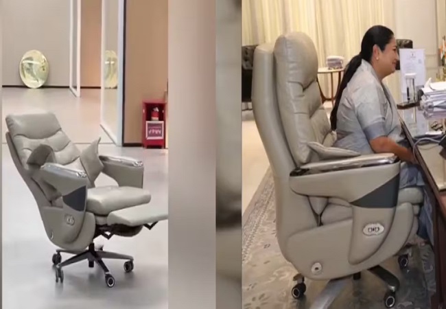 Viral : दिल्ली की सीएम रेखा गुप्ता की कुर्सी जीरो ग्रैविटी और मसाजर से लैस है, जानें कीमत और फीचर्स?