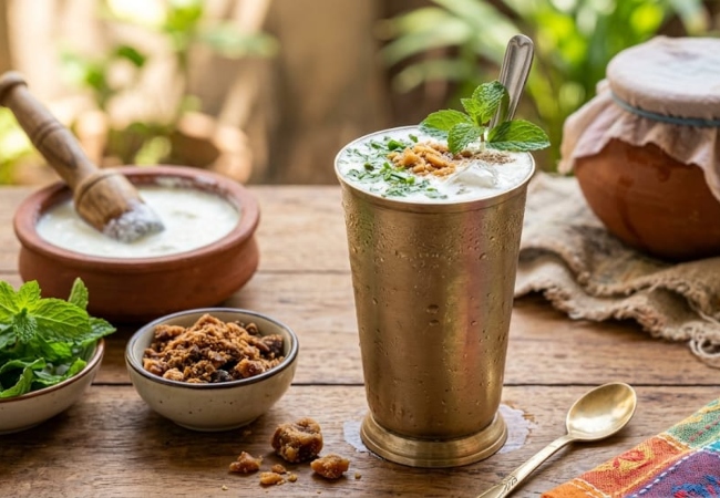 How to Make Gud Lassi: 45 डिग्री की गर्मी में भी शरीर रहेगा बर्फ जैसा ठंडा, दही में ठंडा-ठंडा पुदीना डालकर बनाएं लस्सी