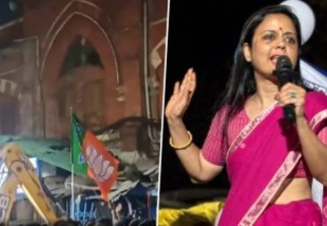 VIDEO : कोलकाता न्यू मार्केट में आधी रात TMC कार्यालय में बुलडोजर एक्शन पर महुआ मोइत्रा भड़कीं, बताया 'राजनीतिक प्रतिशोध'