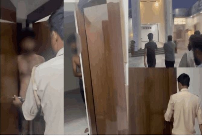 Video-बरेली के होटल ताज में नाबालिग हिंदू लड़की के साथ पकड़ा मुस्लिम युवक, हिंदू संगठनों ने लव जिहाद का आरोप लगाकर काटा हंगामा,आरोपी हिरासत में