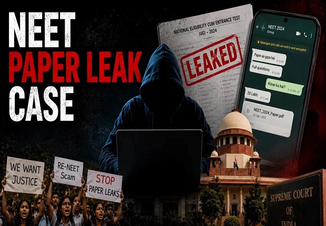 NEET Paper Leak Case : सुप्रीम कोर्ट ने केंद्र सरकार, एनटीए और सीबीआई से इस मामले में जवाब मांगा, कहा- पिछली गलतियों से नहीं लिया सबक