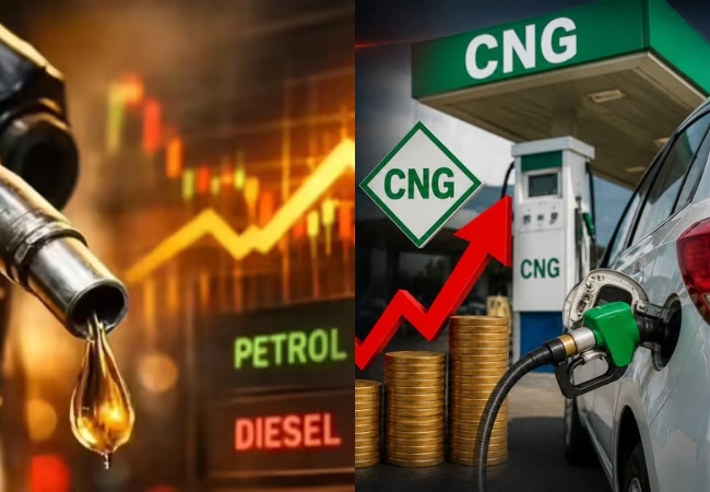 Petrol Diesel CNG Price Hike : पिछले 10 दिनों में तीसरी बार बढ़े पेट्रोल और डीजल के दाम, CNG भी हुई महंगी