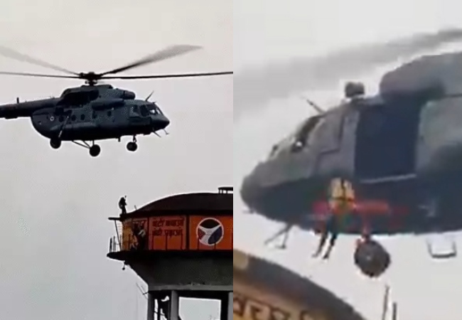 Video- सिद्धार्थनगर: REELS बनाने पानी की टंकी पर चढ़े बच्चे, 16 घंटे तक फंसे रहे, एयरफोर्स ने MI-17 हेलिकॉप्टर से बचाई जान