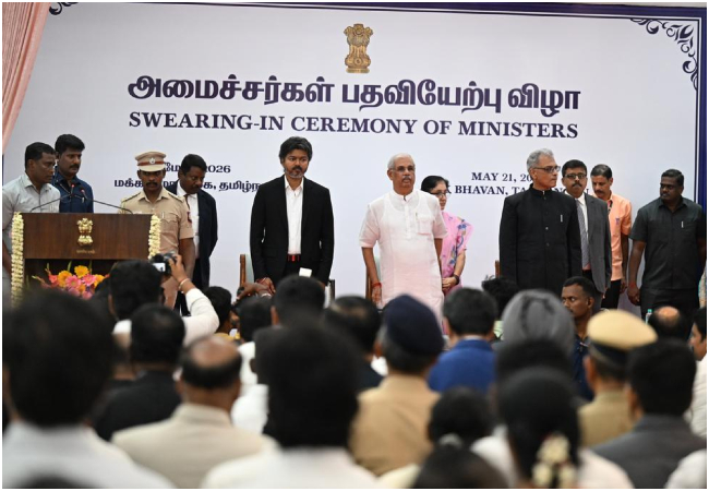 Tamil Nadu Cabinet Expansion : CM जोसेफ विजय कैबिनेट में 23 नए मंत्रियों की एंट्री, जानें किसको मिला कौन साथ विभाग?