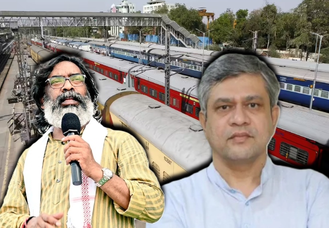 चांडिल–टाटा रेल सेक्शन में ट्रेनें लेट होने पर भड़के CM हेमंत सोरेन, कहा- यात्री व नागरिकों की सुविधा से समझौता स्वीकार नहीं