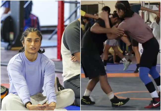 विनेश फोगाट पहुंची इंदिरा गांधी इंडोर स्टेडियम, WFI ने एशियन गेम्स ट्रायल के 53kg वर्ग में एंट्री की स्वीकार