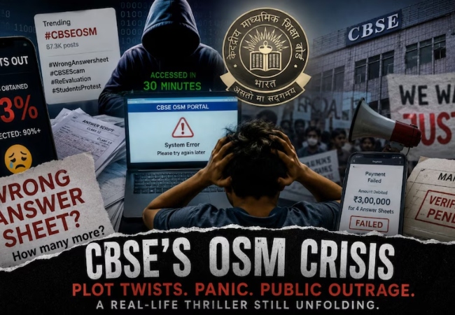 Education: CBSE OSM फेल! 4 लाख से अधिक छात्रों ने मांगी 11 लाख से भी ज्यादा कॉपियां, आज से खुली री-इवैल्यूएशन विंडो