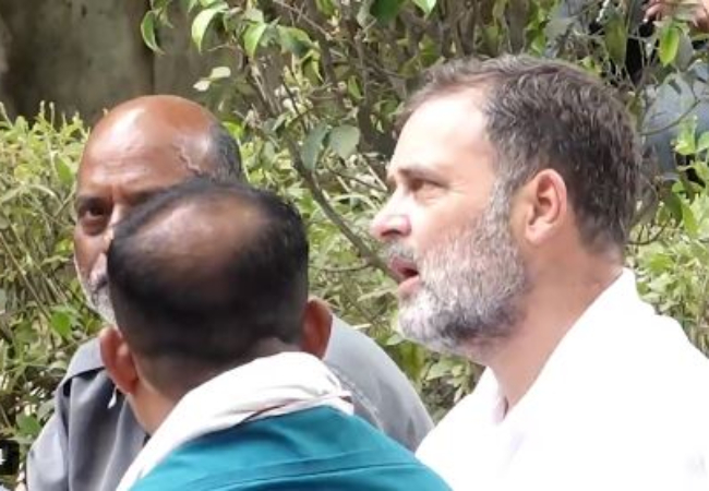 Video-राहुल गांधी ने दिल्ली के टोडरमल पार्क में ऑटो ड्राइवरों के साथ खाया खाना, उनसे किया सीधा संवाद