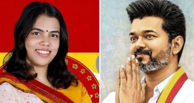 TVK- S. Keerthana :  विजय कैबिनेट में एस. कीर्तना सबसे युवा मंत्री , 70 सालों का वर्चस्व तोड़ बनाया रिकार्ड