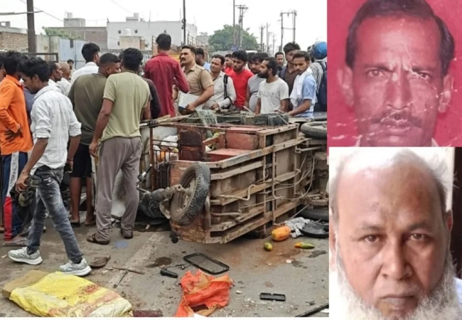 गाजियाबाद-अलीगढ़ हाईवे पर भीषण सड़क हादसा, ऑटो और ई-रिक्शा की टक्कर में दो की मौत, एक गंभीर