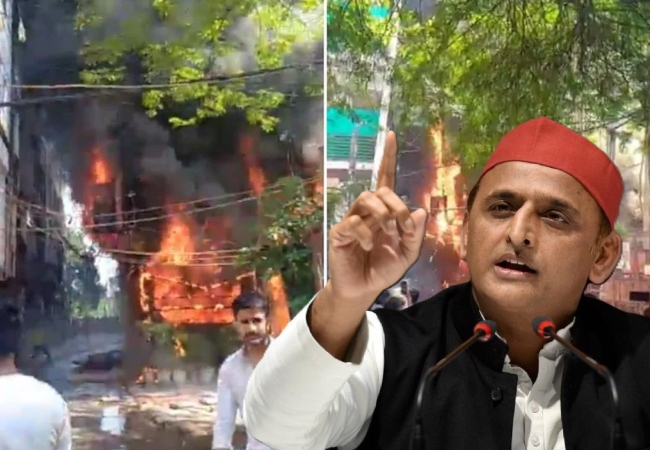 दिल्ली मालवीय नगर आग दुर्घटना पर बोले अखिलेश यादव, 