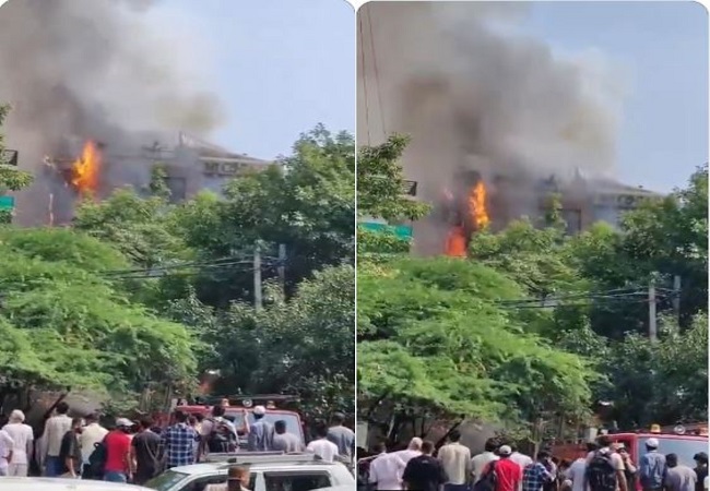 Delhi Hauz Rani Fire : हौज रानी के होटल में लगी भीषण आग, 10 लोगों की जिंदा जलकर मौत