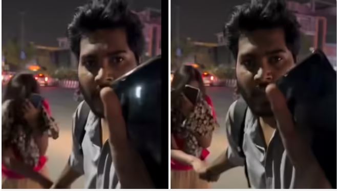 Viral Video : लड़की ने लिफ्ट मांगकर चुराया फोन, जब पकड़ी गई तो चेहरा छुपाकर ​गालियां देते हुए लगाने लगी ये आरोप