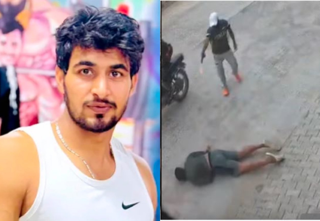 Video-हरियाणा में जिम ट्रेनर को बाइक सवार ने दिन दहाड़े 10 राउंड गोलियों से भूना, युवक की मौके पर मौत