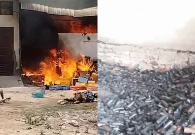 जयपुर में रिहायशी इलाके की अवैध पटाखा फैक्ट्री में ब्लास्ट, 5 की मौत