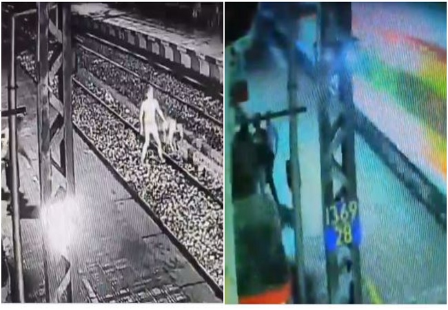 Video-खुर्जा जंक्शन पर युवक ने लगाई मौत की छलांग, उसको बचाने के प्रयास में जीआरपी का सिपाही घायल