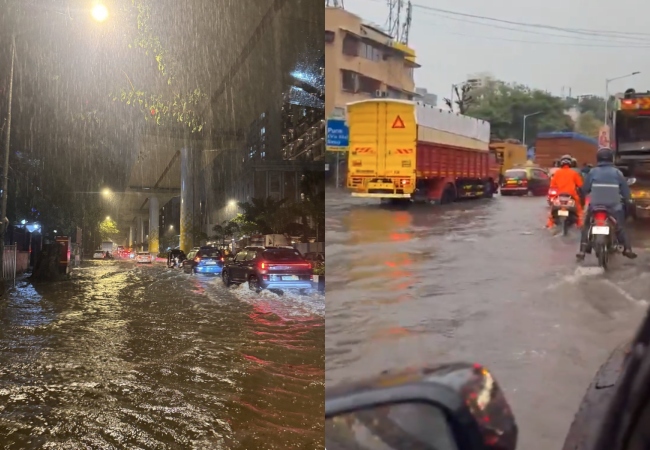 मुंबई में 24 घंटे के भीतर 200 mm बारिश : निचले इलाकों में पानी भरा, ट्रेन सेवाएं प्रभावित