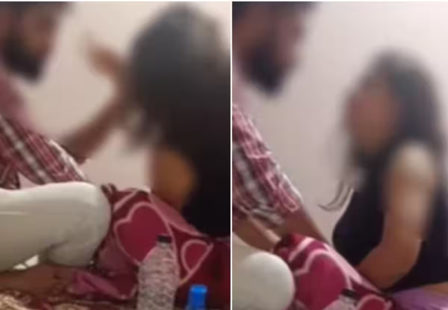 Video Viral : वायुसेना अधिकारी की पत्नी से जबरन दुष्कर्म-धर्मांतरण, आरोपी के चंगुल से बचने लिए चीखती नजर आर ही है महिला,आरोपी मौलाना फरार
