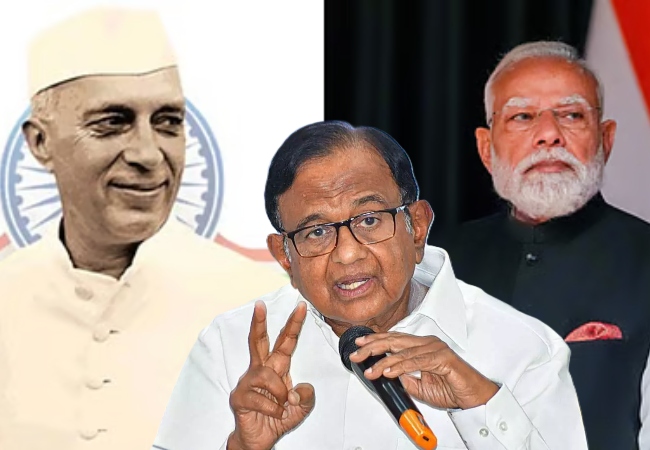 यह कहना गलत है कि पीएम मोदी ने जवाहरलाल नेहरू का रिकॉर्ड तोड़ दिया : पी. चिदंबरम