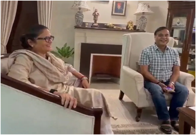 TMC राज्यसभा सांसद सुष्मिता देव ने दिया इस्तीफा, असम सीएम हिमंता बिस्वा सरमा से की मुलाकात