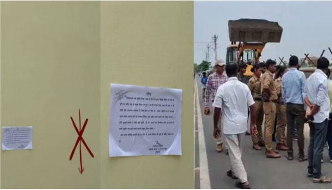 माफिया मुख्तार की जमीन पर बने योगी के ड्रीम प्रोजेक्ट को ध्वस्त करने पहुंचा सिंचाई विभाग का दस्ता, 72 फ्लैटों की योजना पर संकट!