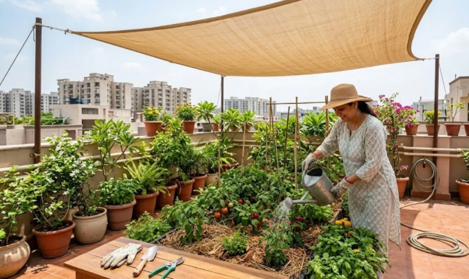 Summer Gardening Tips :  तेज धूप से मुरझा रहे हैं पौधों में हरियाली रहेगी बरकरार , अपनाएं ये गार्डनिंग टिप्स