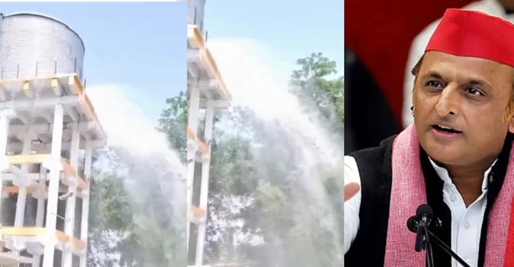 डबल इंजन की डबल टंकी ही जब सारा पैसा कमीशन में खा जाएंगी तो ठेकेदार ऐसी ही ‘जानलेवा टंकिया’ बनाएंगे: अखिलेश यादव