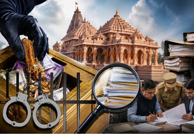 राम मंदिर चंदा चोरी मामले में FIR के बाद बड़ी कार्रवाई, नामज़द सभी आठ आरोपी गिरफ़्तार