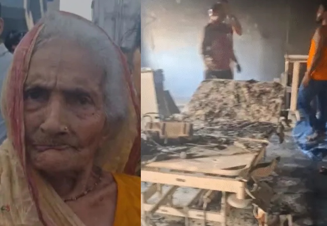 Video-मौत के धुएं में फरिश्ता बनीं 95 साल की 'दादी'; खुद हटाया ऑक्सीजन मास्क, बचा ली 20 मरीजों की जान