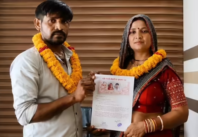 Video-कानपुर में सास पर आया दामाद का दिल, कोर्ट में शादी कर सोशल मीडिया पर मांगा आशीर्वाद, अब दोनों फरार