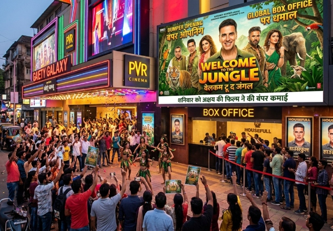 'Welcome To The Jungle' ने ग्लोबल बॉक्स ऑफिस पर मचाया धमाल, शनिवार को अक्षय की फिल्म ने की बंपर कमाई