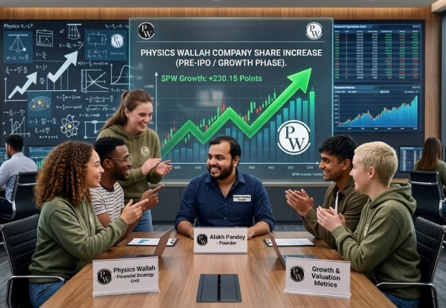 PhysicsWallah Stock Update: अरबपति टीचर अलख पांडे की कंपनी फिजिक्सवाला के स्टॉक में आया 17% का उछाल, निवेशकों की हुई मौज