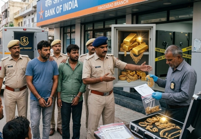बैंक ऑफ इंडिया में महाफ्रॉड, लॉकर से सोने के 96 पैकेट गायब, पूर्व मैनेजर समेत 3 अफसर हिरासत में
