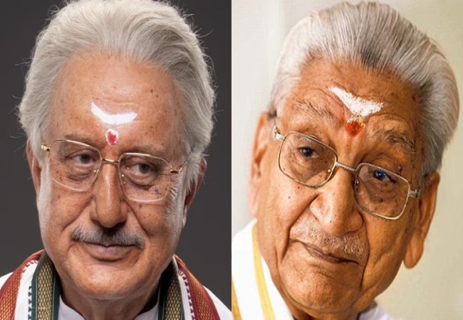 फिल्म 'श्री रामभूमि' से अनुपम खेर का फर्स्ट लुक आउट, अशोक सिंघल के किरदार में आए नजर